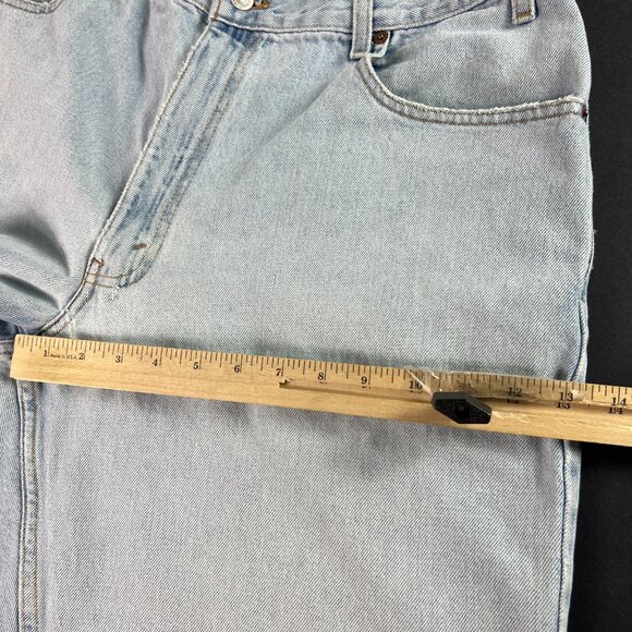 Y2K Levi's Jeans Mens 35x31* 560 Loose Tapered Blue Faded Cotton Denim Tag 36x32 - Picture 14 of 16